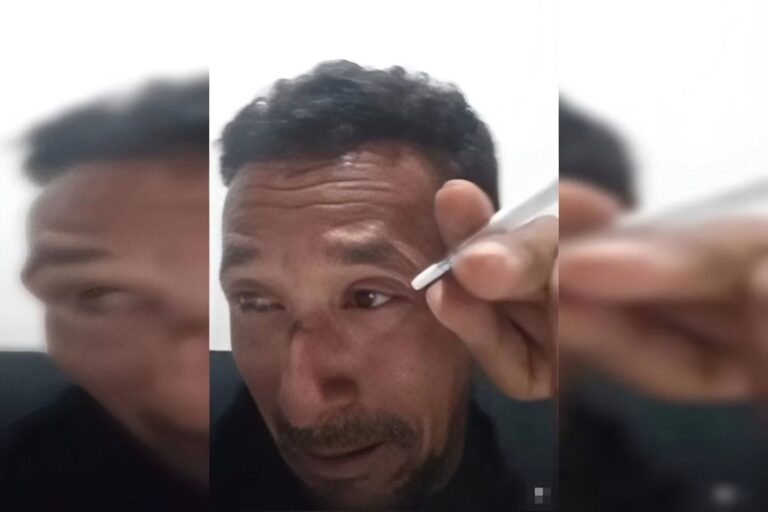 Foragido desafia a Justiça e envia vídeo com ameaças brutais à ex: “Vou te cortar todinha”