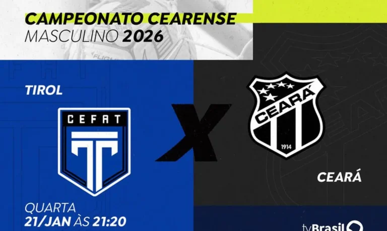 Futebol ao Vivo: TV Brasil Transmite Duelo Decisivo do Campeonato Cearense Hoje