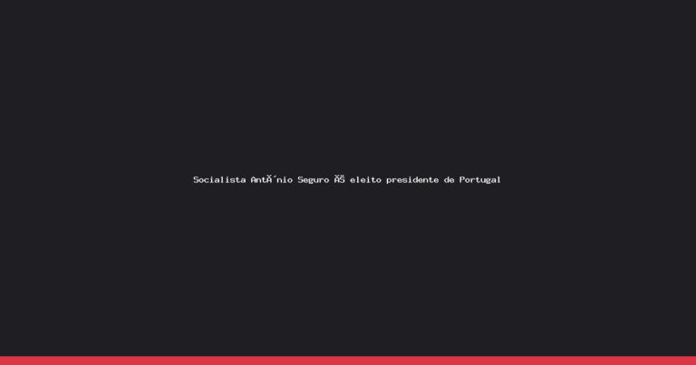 António Seguro assume presidência de Portugal com expressiva votação