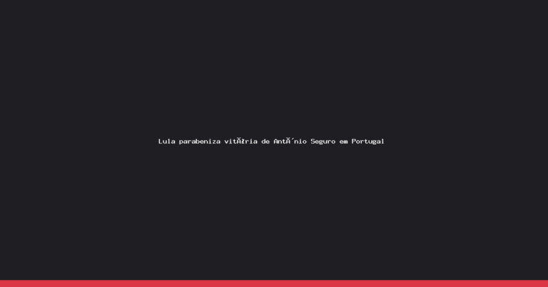 Lula celebra eleição de Antônio Seguro em Portugal e reforça laços com a Europa
