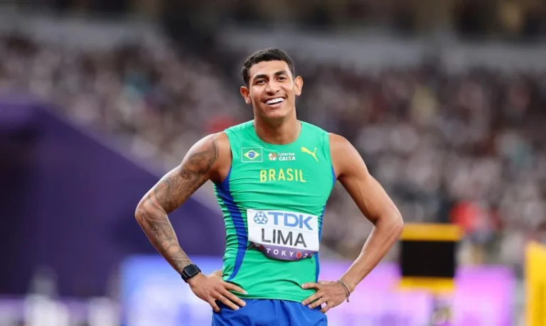 Erik Cardoso marca tempo expressivo nos 100m, mas homologação falha por erro técnico