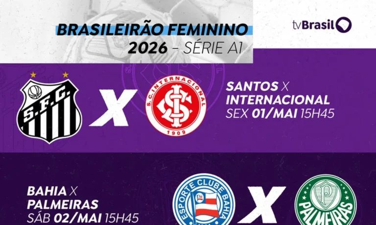 Futebol feminino em destaque: TV Brasil exibe jogos decisivos do Brasileirão neste fim de semana