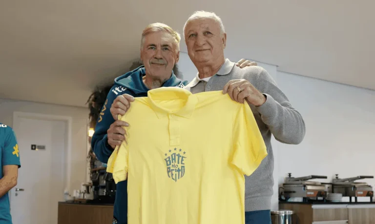 Felipão relembra penta e inspira seleção brasileira em Teresópolis