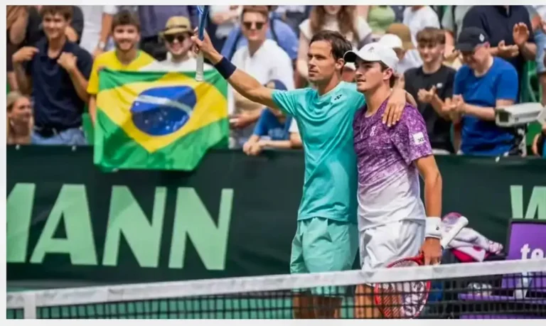 Brasileiro João Fonseca é vice-campeão de duplas no ATP 500 de Halle após campanha surpreendente