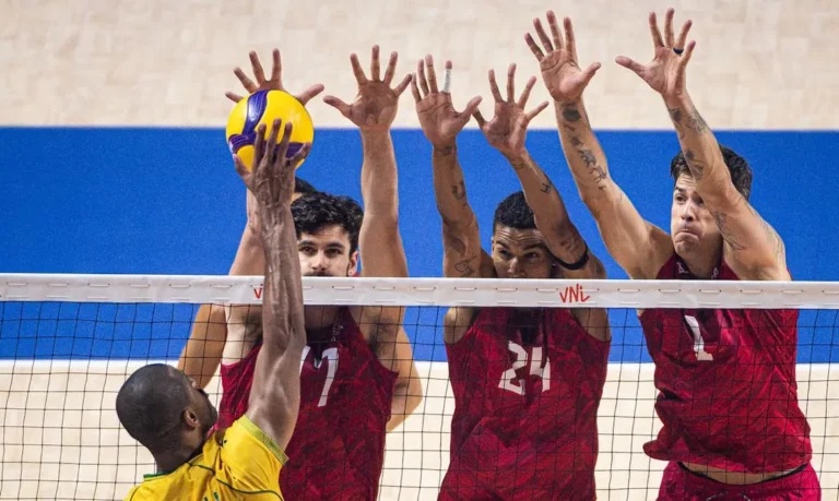 Vôlei masculino: Brasil tropeça nos EUA e vê classificação para final da Liga das Nações ameaçada