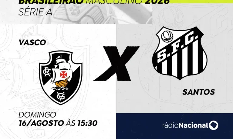 Vasco x Santos: Rádio Nacional leva emoção do duelo decisivo contra rebaixamento para você