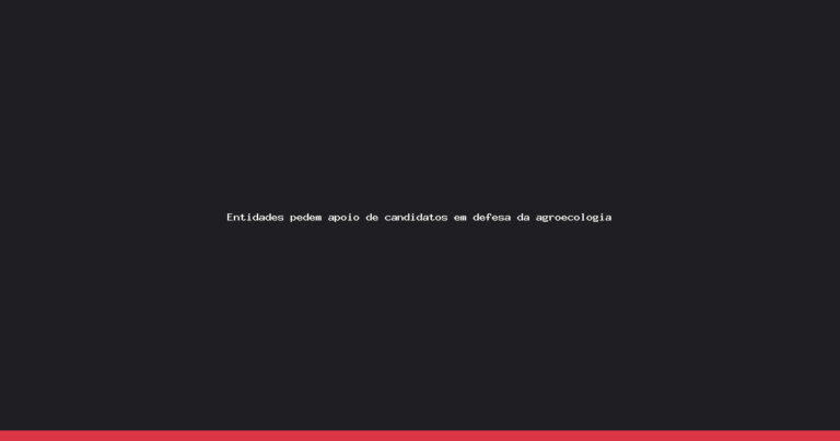 Candidatos são convidados a apoiar a agroecologia em São Paulo